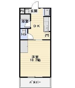 ノーヴァⅡ（401） 間取り図画像