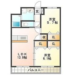 IBB6（101） 間取り図画像