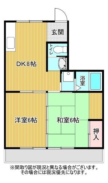 ハイツJUN　B（102） 間取り図画像