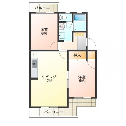 BOW&ARROW（102） 間取り図画像