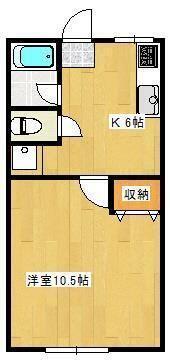 シティハイムグレース（202） 間取り図画像