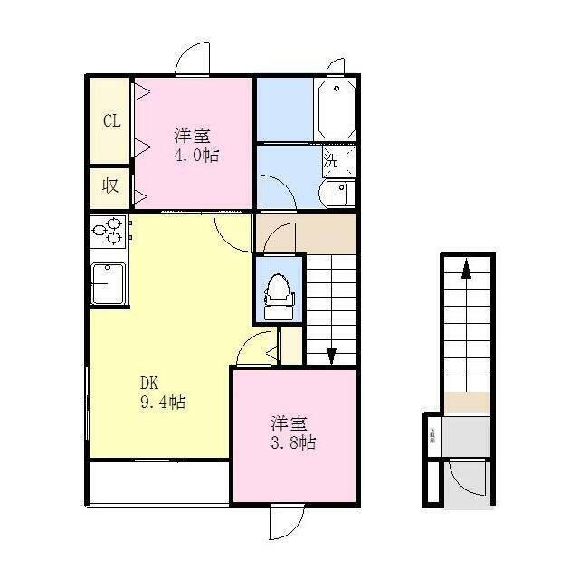 グレイスK（201） 間取り図画像