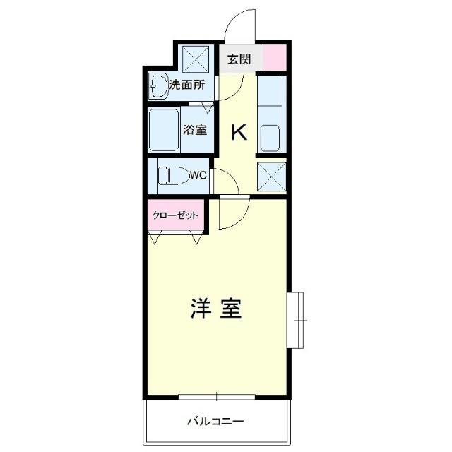 フリージア（101） 間取り図画像