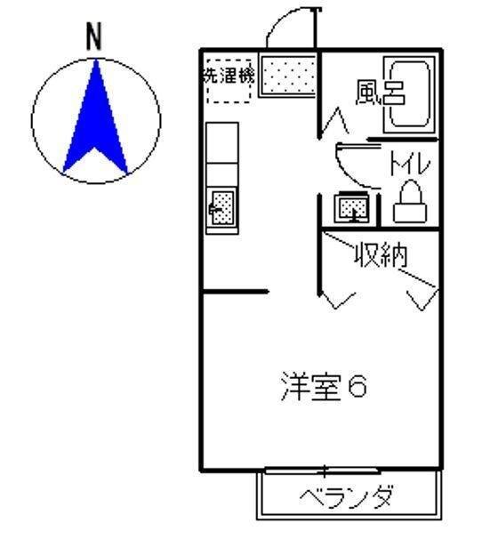 サンガーデン（202） 間取り図画像