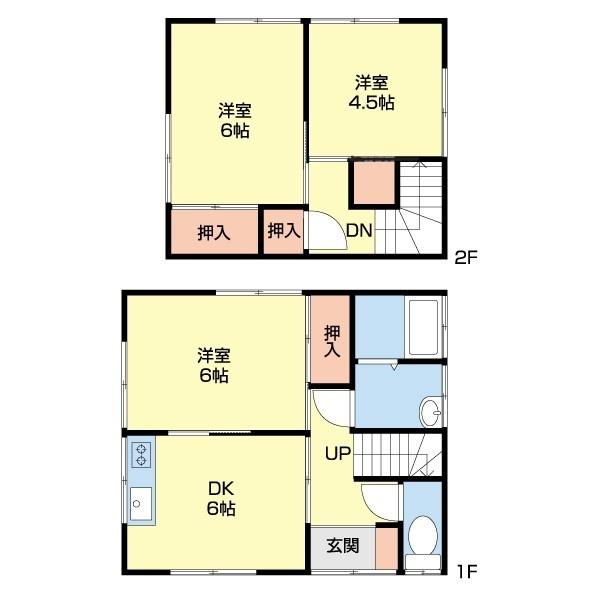 アメニティハウス（D） 間取り図画像