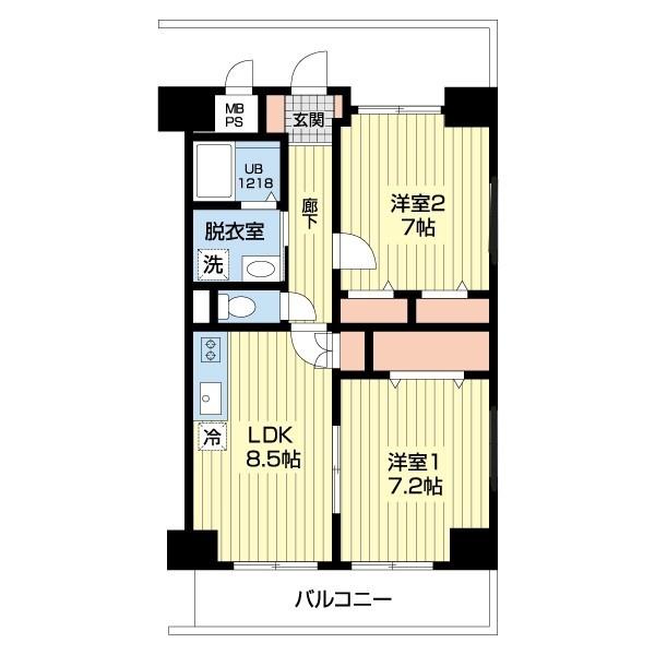 ベナレス藤枝（703） 間取り図画像