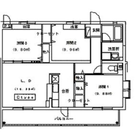  間取り図写真