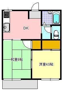 コーポ藤（201） 間取り図画像