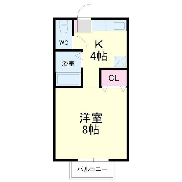リバーサイドB（103） 間取り図画像