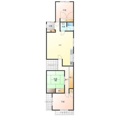 新井ビル（3） 間取り図画像