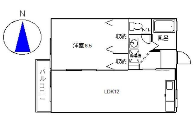 スカイハイツ葵（A101） 間取り図画像