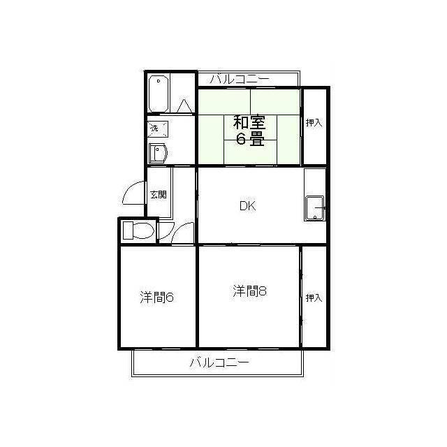 第二宮下マンション（101） 間取り図画像