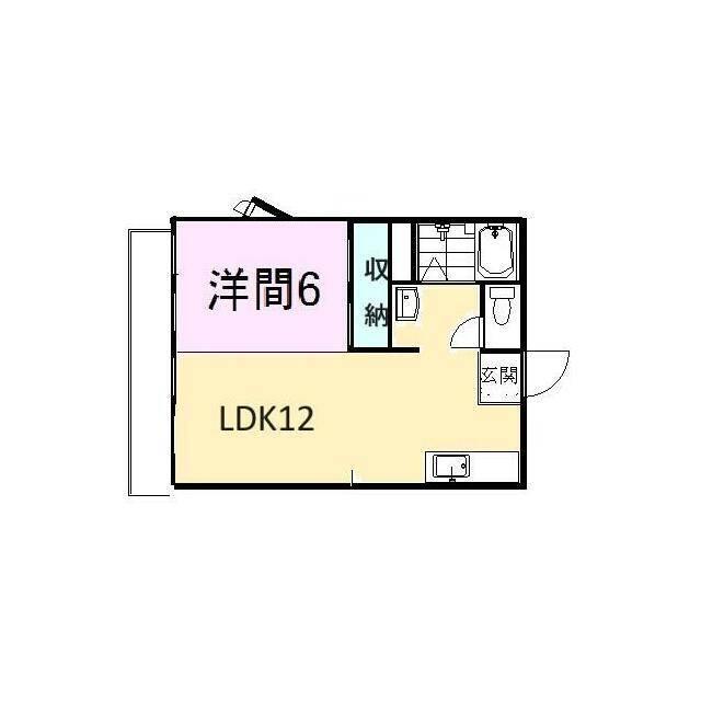 ハイコーポまるい（101） 間取り図画像