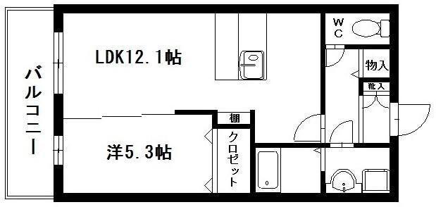 カトルパレ小石川（503） 間取り図画像