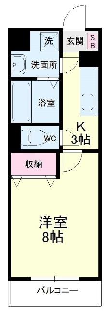 ラルジュ（203） 間取り図画像