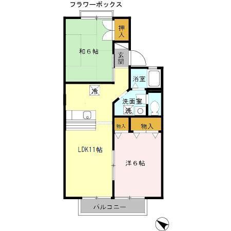 ソレイユイトウ　A（102） 間取り図画像