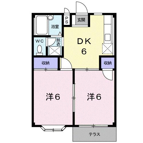 エルディムＳＵＺＵＫＩ−Ｉ（102） 間取り図画像