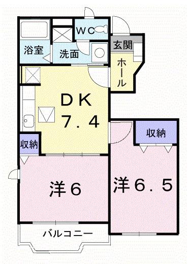 フレグランス・Ｓ（105） 間取り図画像