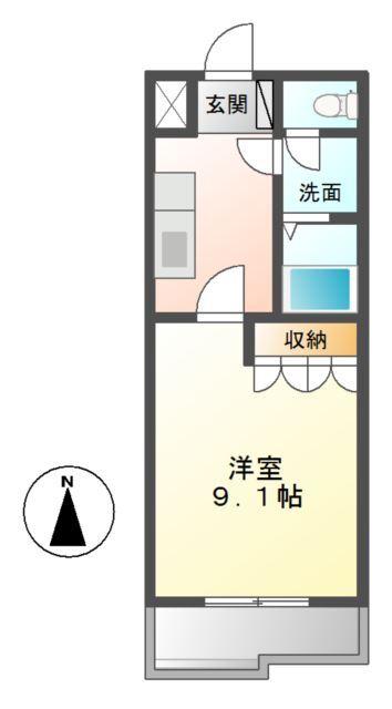 カーサフェリーチェ 間取り図画像