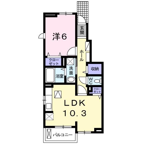 グランツ　アンジェ（103） 間取り図画像