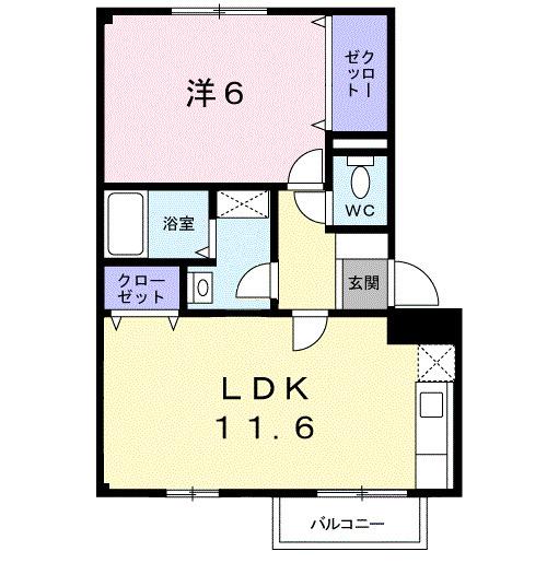 エステートＫＯＩＫＥ（102） 間取り図画像