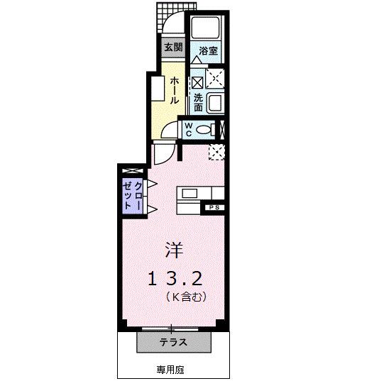 ウエスト・ブルック（101） 間取り図画像