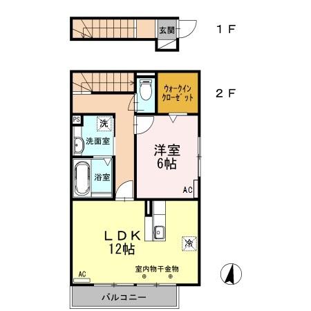 プレミアージュ（201） 間取り図画像