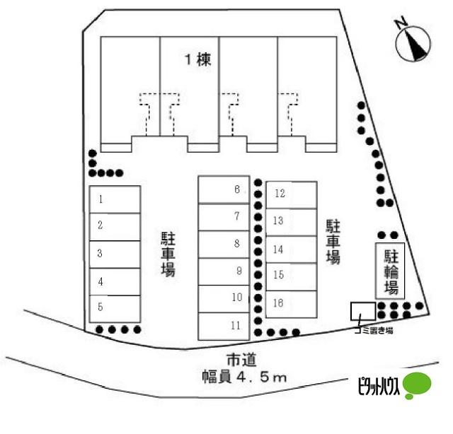 コスモス（102） 駐車場