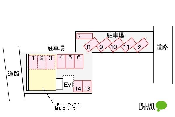 アルカンシエル（403） 駐車場