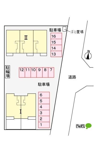 ラマニアⅠ（102） 駐車場