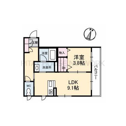  間取り図写真