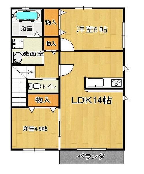 ブルーポンド（202） 間取り図画像