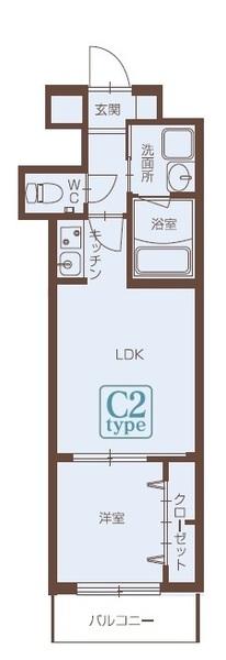 サンクレシア新下関秋根C2タイプ（103） 間取り図画像
