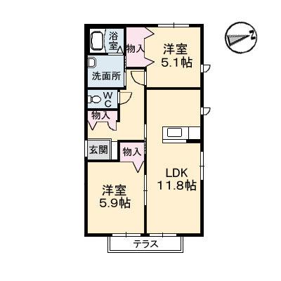  間取り図写真