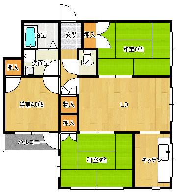  間取り図写真