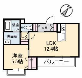 シャーメゾンジュール（302） 間取り図画像