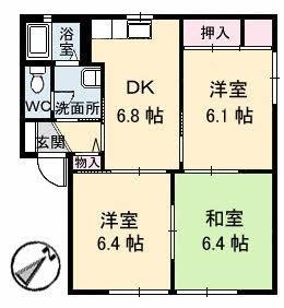 エスパシオ青山（102） 間取り図画像