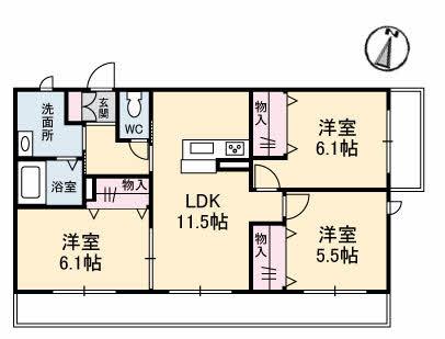  間取り図写真