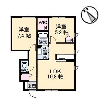 シャーメゾンルミエールＫⅠ（102） 間取り図画像