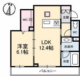 シャーメゾンベテルギウス（203） 間取り図画像
