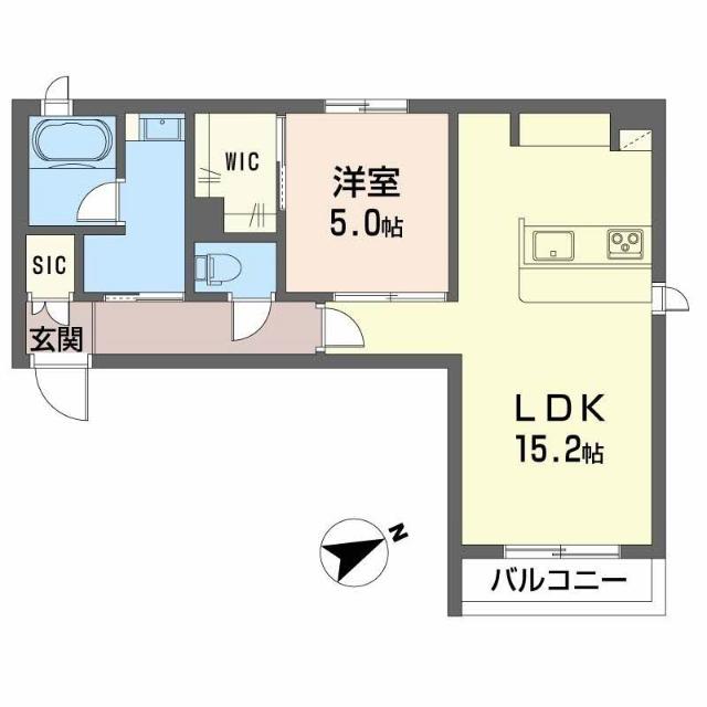 シャーメゾンリラッサIKURA（102） 間取り図画像