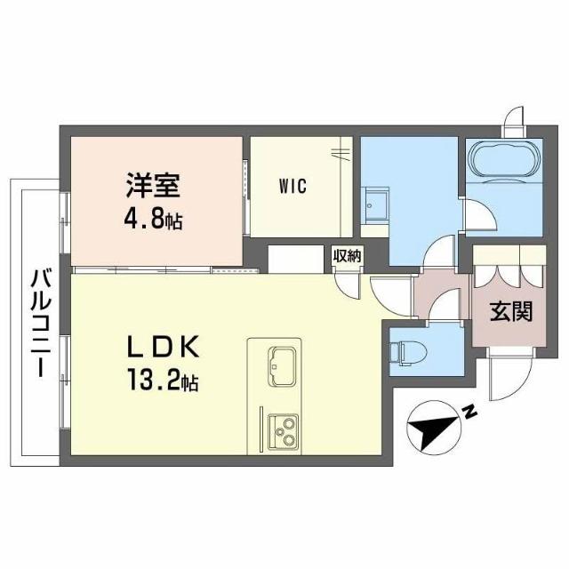 シャーメゾンリラッサIKURA（203） 間取り図画像