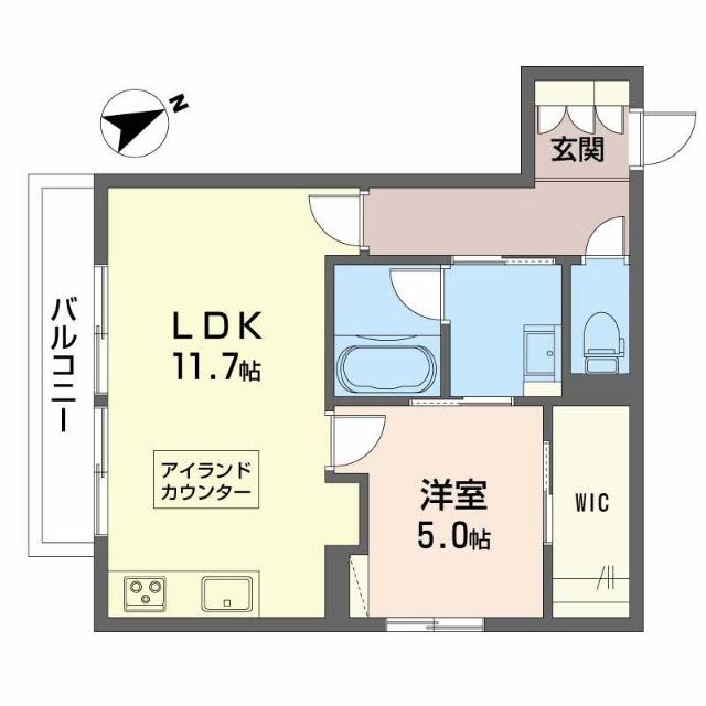 シャーメゾンリラッサIKURA（105） 間取り図画像