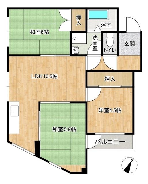  間取り図写真