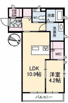 GRANTAGE下関Ⅳ（301） 間取り図画像