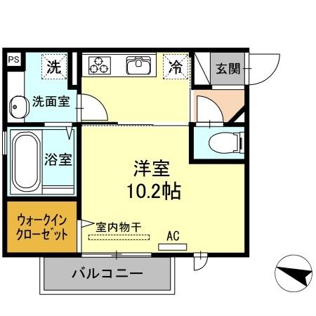 アイクレスト下関駅（301） 間取り図画像