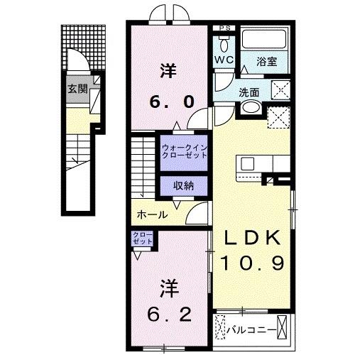 セードゥ　ヴィランテⅠ（201） 間取り図画像