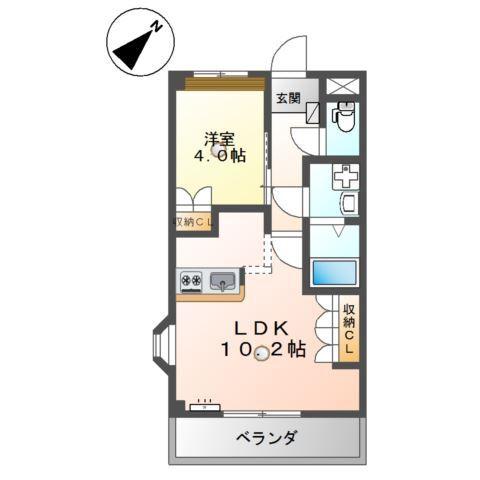 アシューレ伊倉 間取り図画像