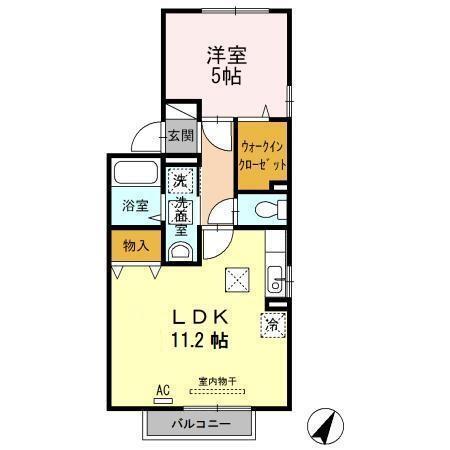 グランシャリオⅢ（101） 間取り図画像