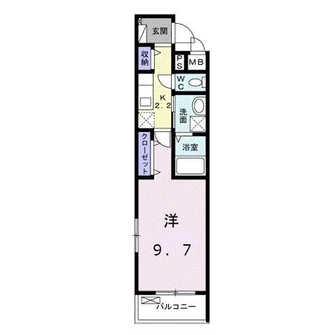 ジェルメゾン（205） 間取り図画像